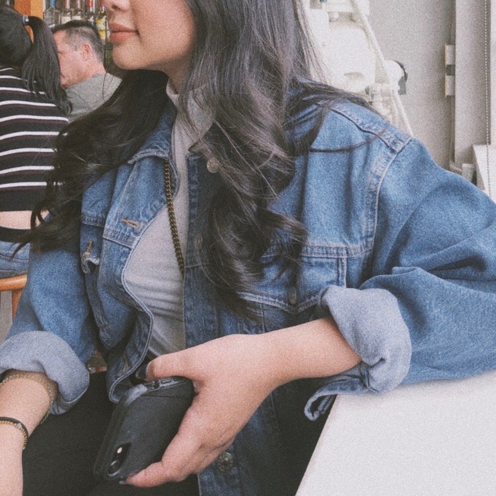 Oversized denim jacket